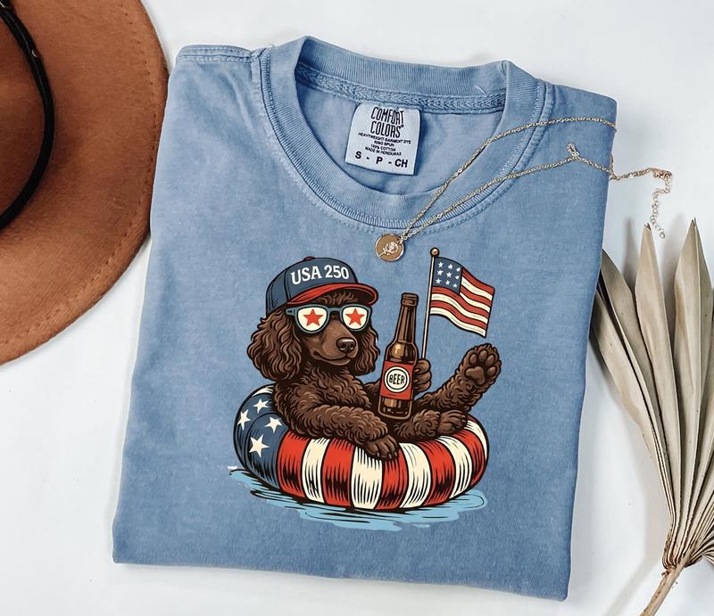 Comfort Colors 50+ Dog Funny 4th of July Shirt