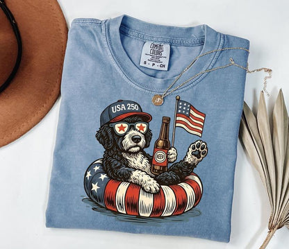 Comfort Colors 50+ Dog Funny 4th of July Shirt