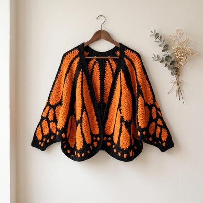 Snuglia™ Monarch Butterfly Cardigan