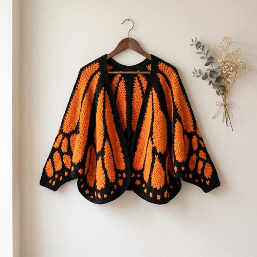 Snuglia™ Monarch Butterfly Cardigan