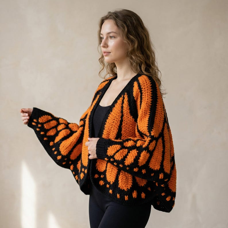 Snuglia™ Monarch Butterfly Cardigan